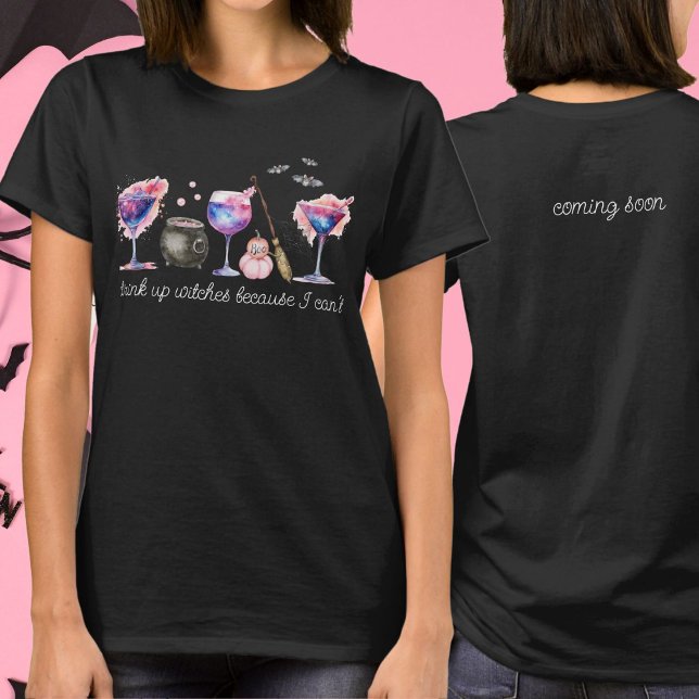 Drick upp Witches Lunt Baby-meddelande T Shirt (Skapare uppladdad)