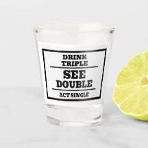 Drick ur Triple Shot-glaset