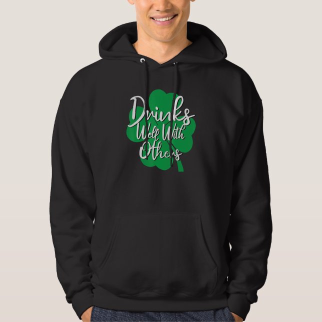 Drick väl med andra av drickstorgen... hoodie (Framsida)