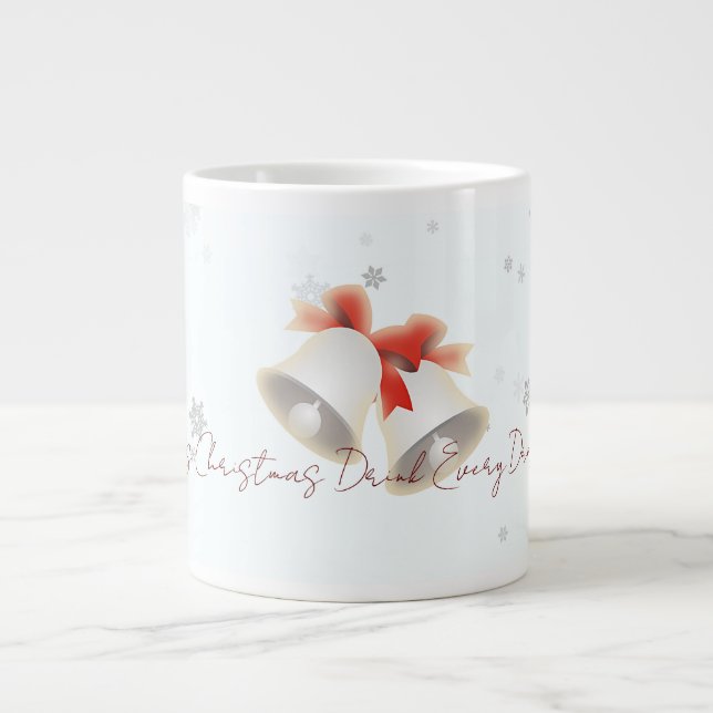 Drick varje droppe jul jumbo mugg (Framsidan)