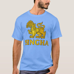 Drick vatten spara öl och glöm inte singha. t shirt