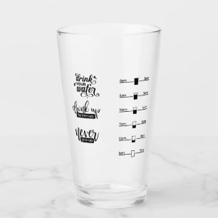 Drick Vatten-tid/mätglas Glaskopp