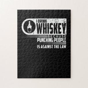 Drick Whiskey eftersom du Slår människor Pussel
