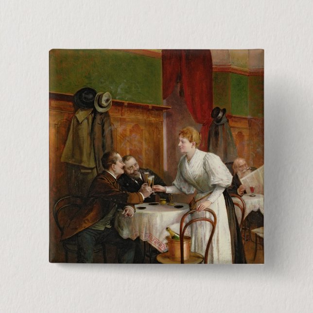 Dricka deras vård- knapp (Framsida)