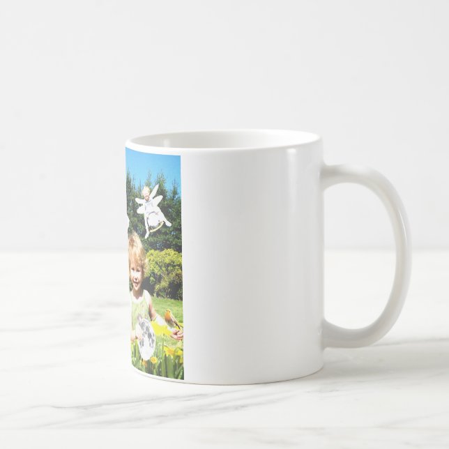 Dricka din mandelmjölk och tänk av ängar kaffemugg (Höger)