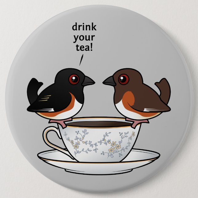 Dricka din Tea! Knapp (Framsida)