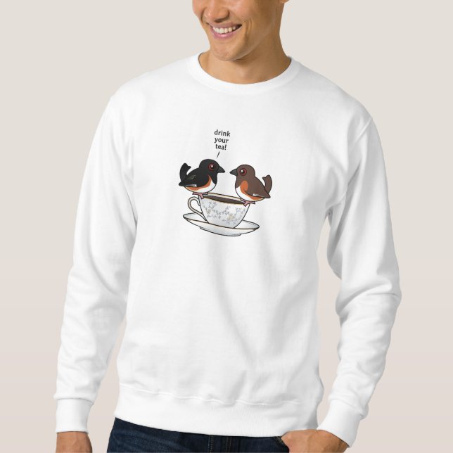 Dricka din Tea! Sweatshirt (Framsida)