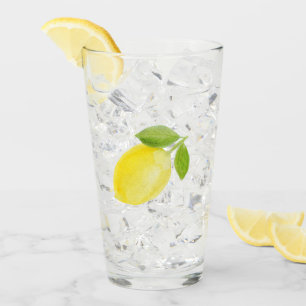 Dricka exponeringsglas - citron glaskopp