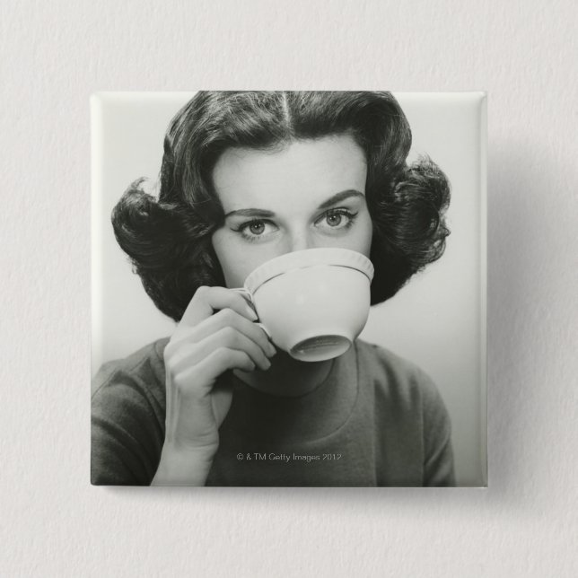 Dricka för kvinna knapp (Framsida)