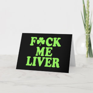 Dricka för st patrick's dayalkohol kort