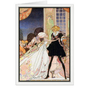 Dricka inte! Art nouveau av Kay Nielsen Hälsningskort