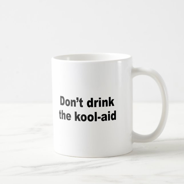 Dricka inte koolen bistår kaffemugg (Höger)
