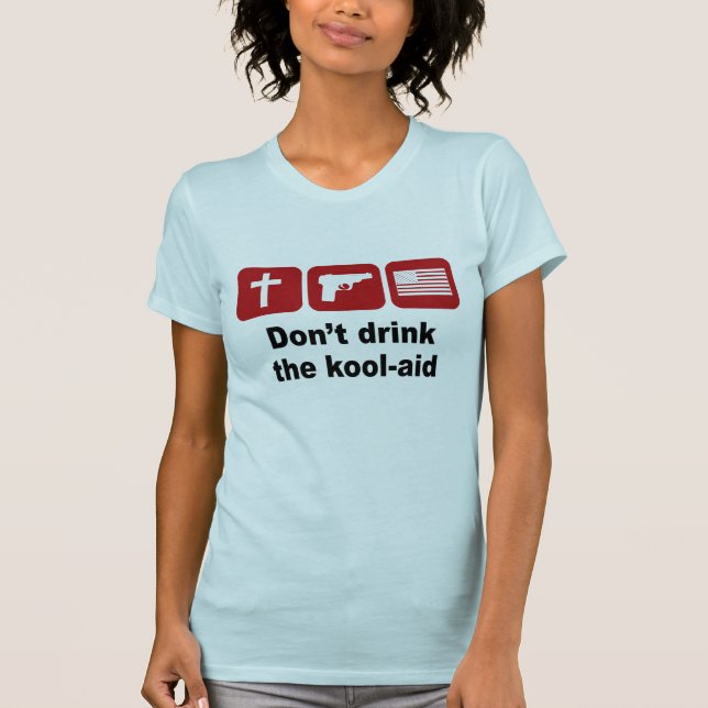 Dricka inte koolen bistår t shirt (Framsida)