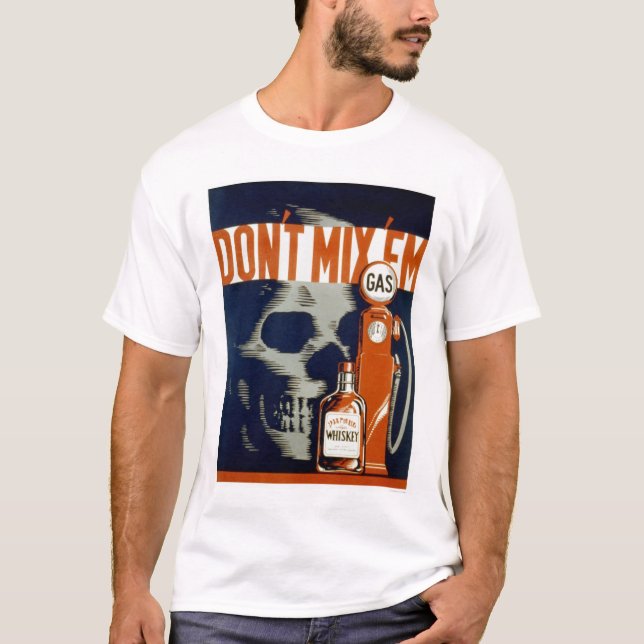 Dricka inte & kör 1937 WPA T-shirt (Framsida)