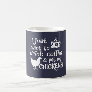Dricka kaffe & dalta min hönor kaffemugg