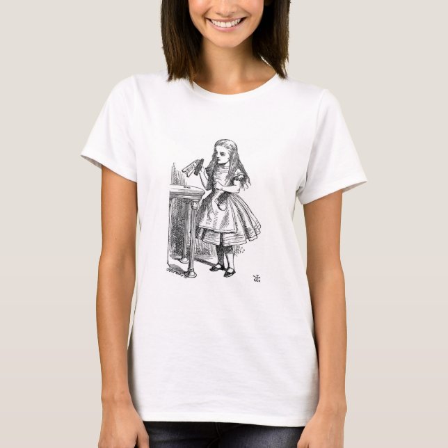 Dricka mig (Alice i underland) T Shirt (Framsida)
