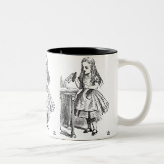 Dricka mig (Alice i underland) Två-Tonad Mugg