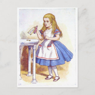 Dricka mig, Alice! Vykort