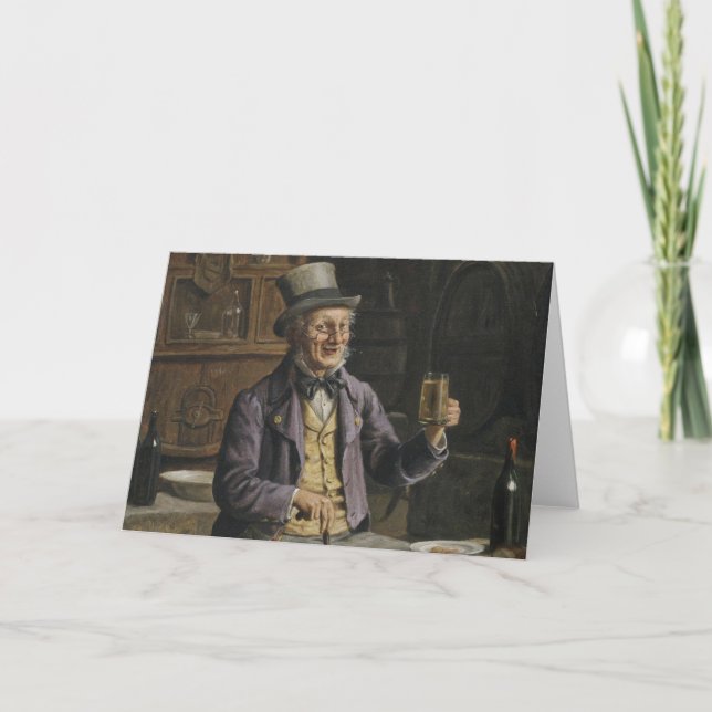 Dricka ölmålning kort (Framsida)