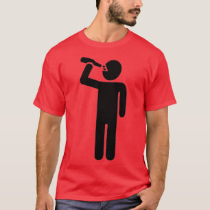 Drickande man t shirt