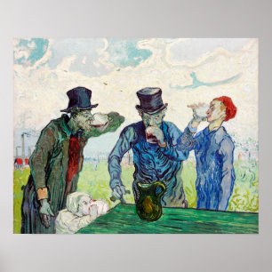 Drickare av Vincent Van Gogh Poster