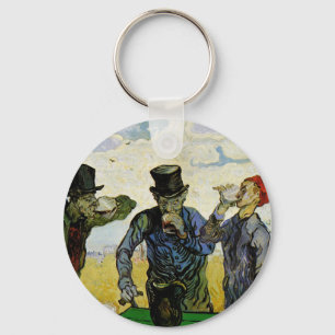 Drickarna av Vincent van Gogh Nyckelring