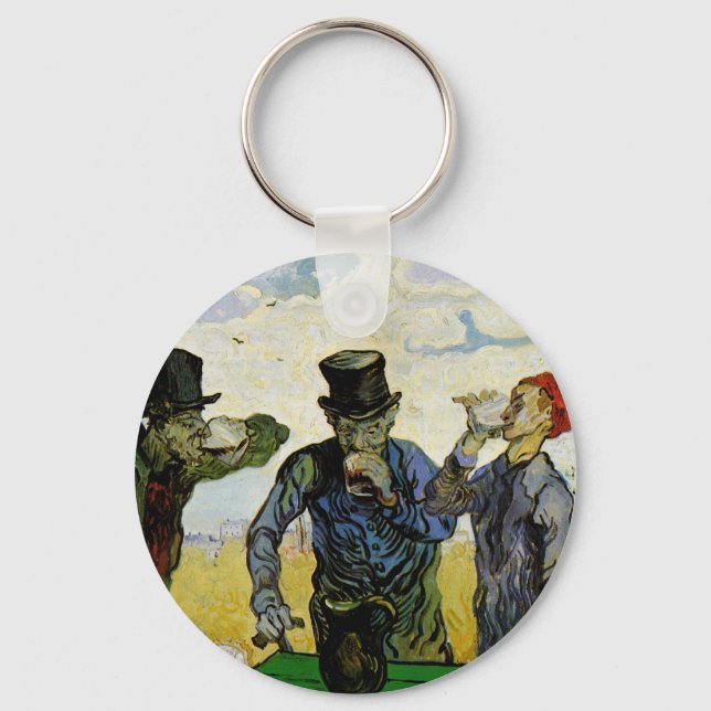 Drickarna av Vincent van Gogh Nyckelring (Framsida)