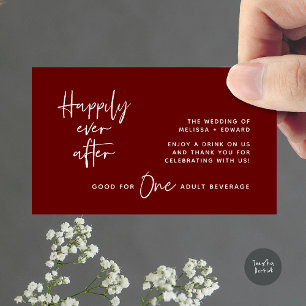 Drickbiljett för vuxendryck Happily Ever After Tilläggskort