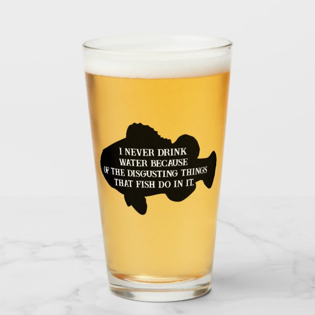 Drickcitattecken Glas Beer Mugg (Framsida fylld)