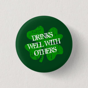 DRICKER BRA MED ANDRA St Patricks Day Pin Knapp