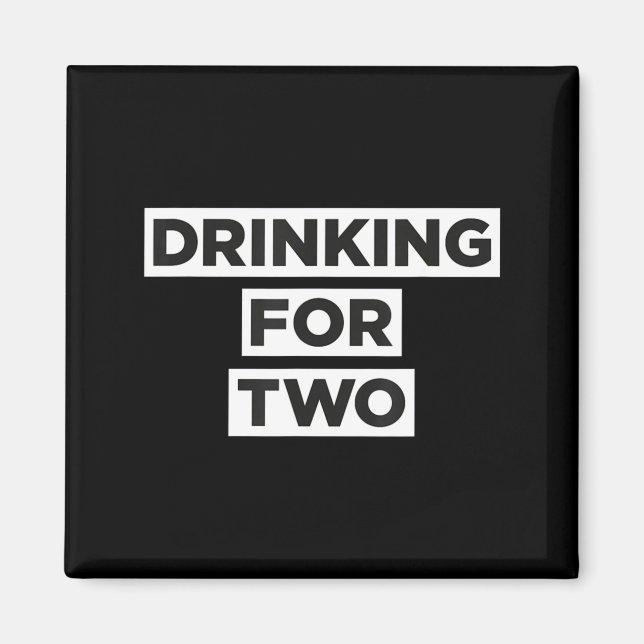 Dricker För Två  Magnet (Framsidan)