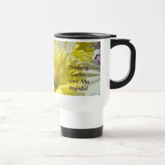 Dricker kaffe med min fisk! Kaffe muggar Narciss