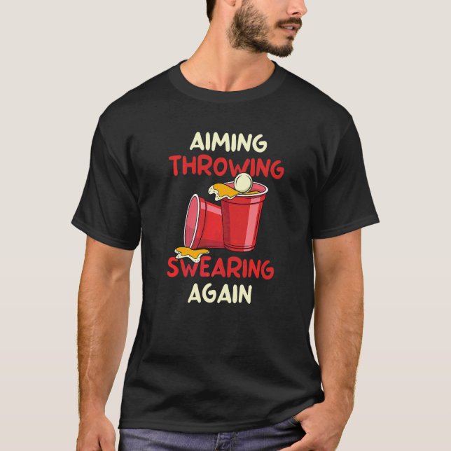 Drickesspel Alkohol Öl Student Festspel Öl T Shirt (Framsida)