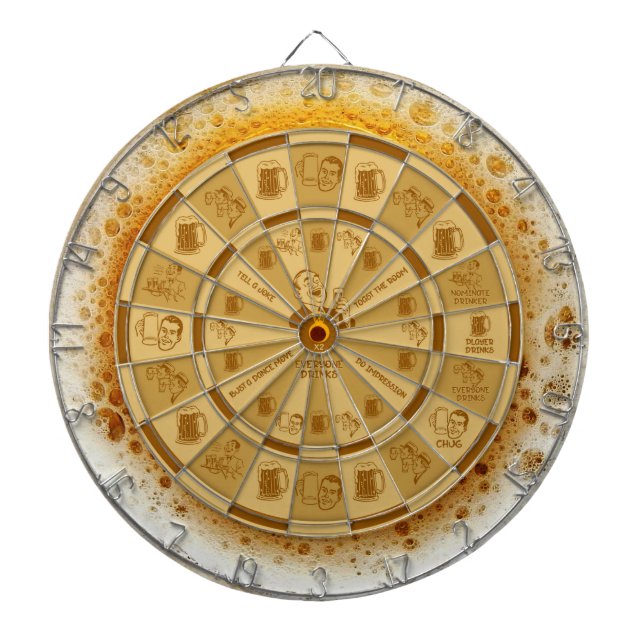 DRICKGAME BEER BUBBLES DARTBOARD DARTTAVLA (Framsidan)
