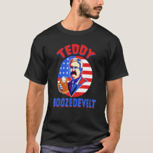 Drickning 4:e juli Teddy Boozedevelt t Roosevelt Shirt