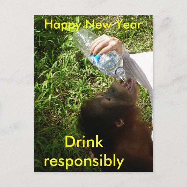 Drickning av firande vykort (Framsida)