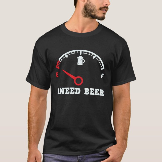 Drickning av Ord alkoholkostym Beer 3 T Shirt (Framsida)