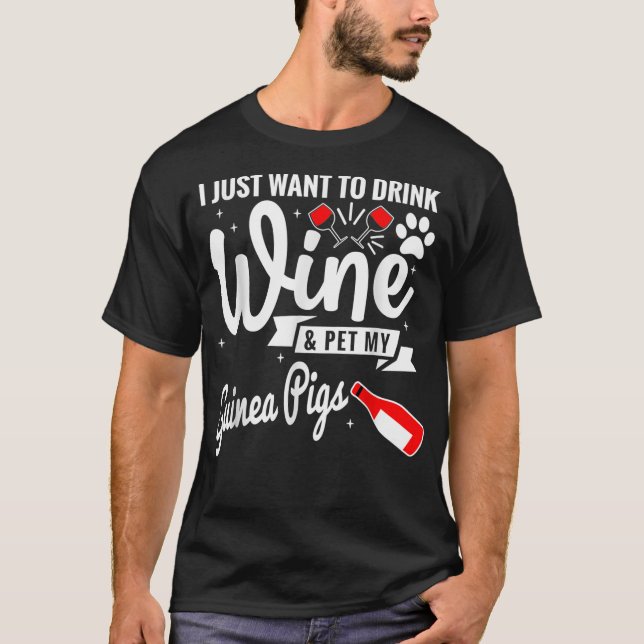 Drickning av vin-grisar för sällskapsdjur _2 t shirt (Framsida)