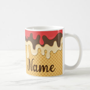 Drickning Cone Cone Coffee Mugg, Kopp