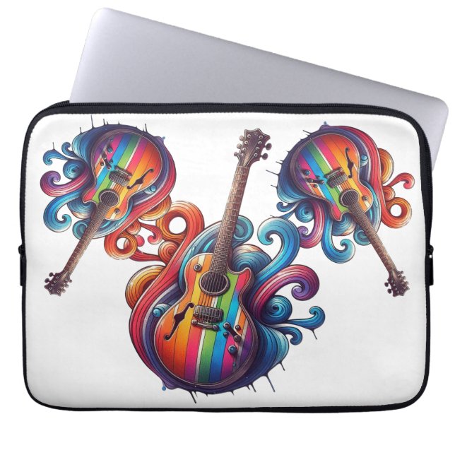 Drickning Ljud Laptop Fodral (Framsidan)