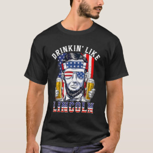 Drickning som Lincoln 4:e juli Manar Abraham Mer T Shirt