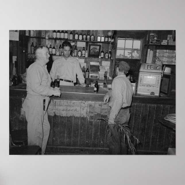 Drickning vid Vintagen Pub Poster (Framsidan)