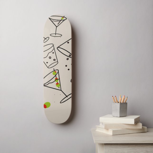 Drickor Skateboard (Väggkonst)