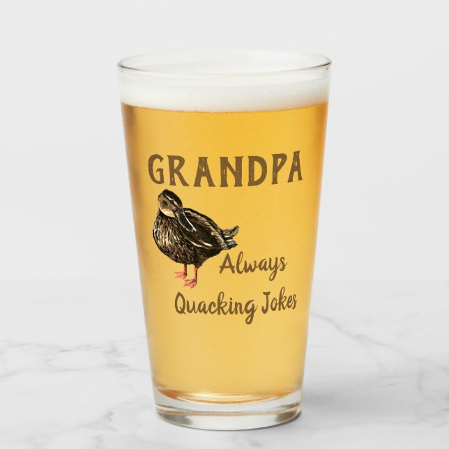 Dricksglas för anka glaskopp (Framsida fylld)