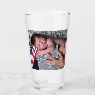 Dricksglas för Baby, amerikansk militär soldat Glaskopp