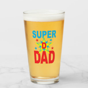 Dricksglas för fars dag - Toppen Hero Pappa Glaskopp