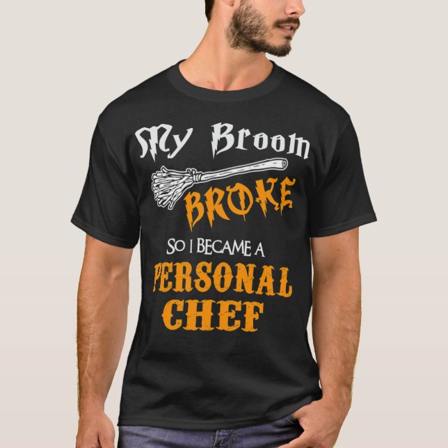 Drickskatebocksfull Chef T Shirt (Framsida)