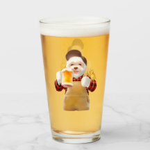 Dricksöl för lycklig Hund