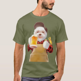 Dricksöl för lycklig Hund T Shirt