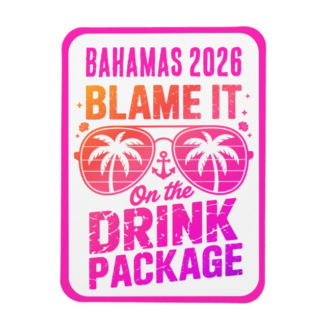 Drickspaket Kryssningsfartyg Stateroom Magnet (Vertikal)